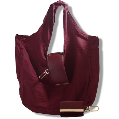 Bolso Plegable con Llavero Integrado