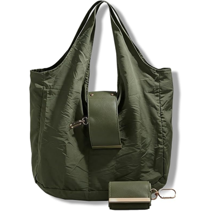 Bolso Plegable con Llavero Integrado